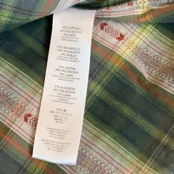 Sherpa Adventure Gear Men’s SETI casual plaid button up, short sleeve shirt. L - Picture 9 of 13